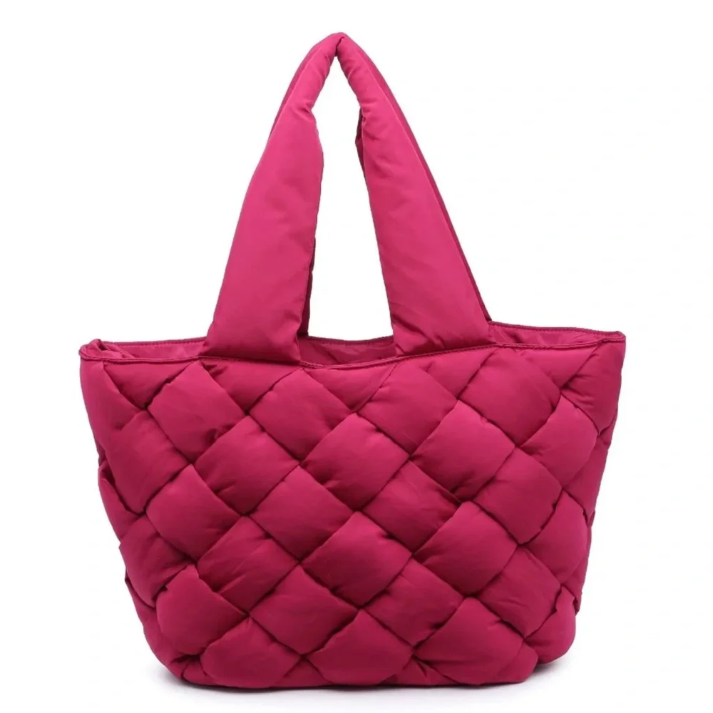 **SOLD**. NWT Sol and Selene INTUITION EAST WEST TOTE MAGENTA (pink) - Picture 6 of 9